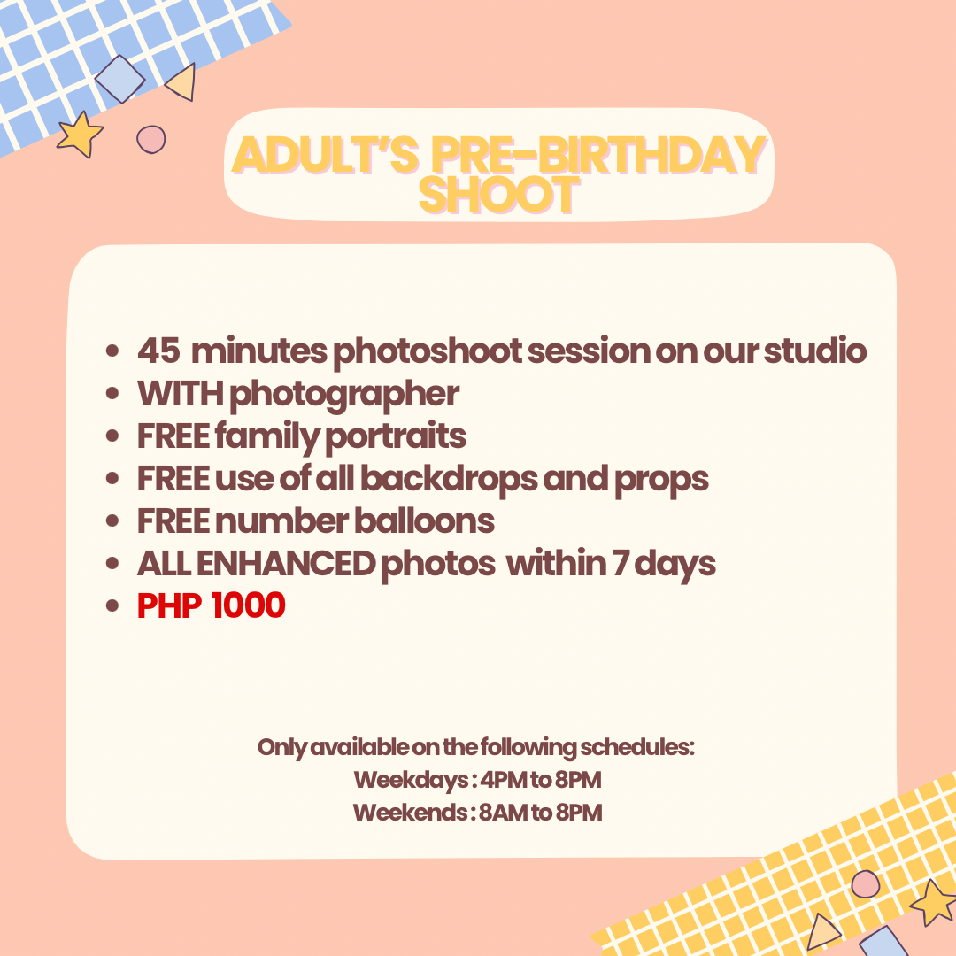 Adult's Pre-Birthday Shoot